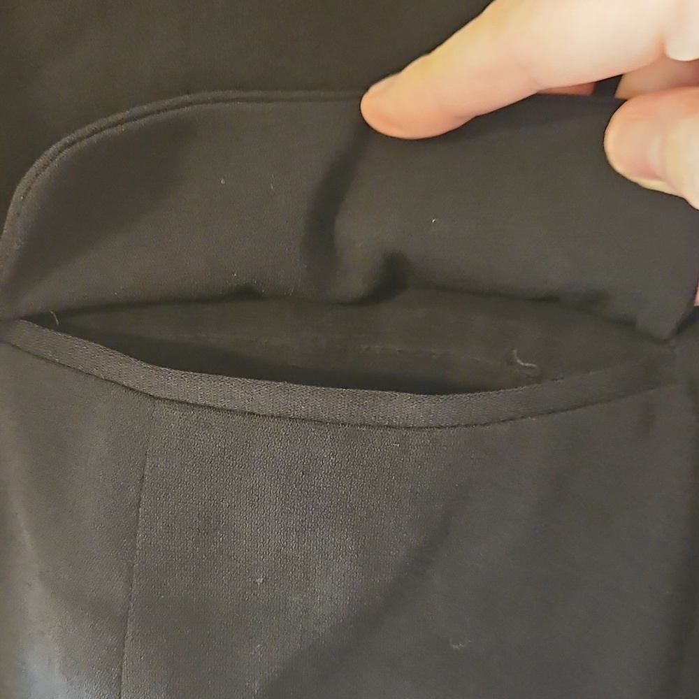 Tahari Gathered Sleeve Black Blazer Size 1x - Picture 11 of 12